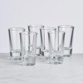 Set of 6 Shot Glasses | Dunelm