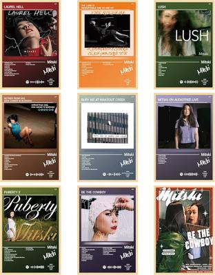 Amazon.com: SDZHENSHA Mit ski Poster Album Cover Posters for Room Aesthetic Music Wall Art Girl and Boy Teens Dorm Decor Set of 9 8in x 12in Unframed: