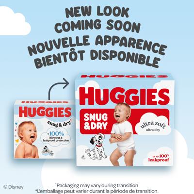 Huggies Snug & Dry Baby Diapers, Size 3 (16-26 lbs), 168 Count - Walmart.ca