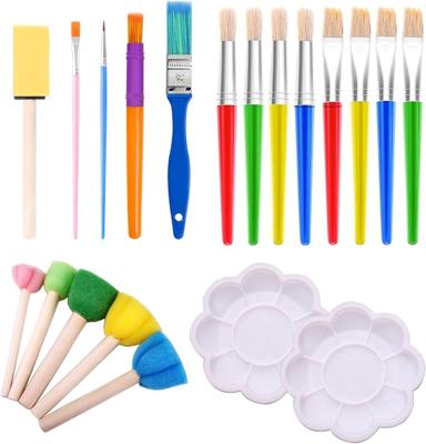 20Pcs Washable Paint Brushes