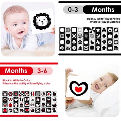 High Contrast Baby Flashcard Colorful Visual Stimulation Learning Activity Card 80 Pcs | Shop Today. Get it Tomorrow! | takealot.com
