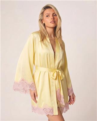 Juliette Butter Yellow/Pink – Maison Robes