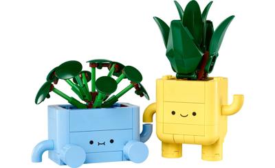 LEGO Botanicals Happy Plants Building Toy for Kids, Ages 9+ - Decor for Desk or Shelf - 10349
 – LEGO Certified Stores