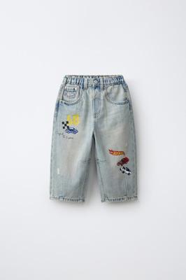 HOT WHEELS MATTEL © BAGGY JEANS - Light blue | ZARA Canada