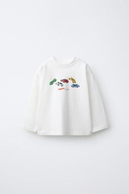 HOT WHEELS™ MATTEL PRINT T-SHIRT - White | ZARA Canada