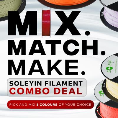 Soleyin Ultra PLA Mix & Match 5 | Buy In SA | 3D Store