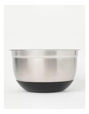 The Cooks Collective Non Slip Steel Mixing Bowl 26 cm in Silver | MYER