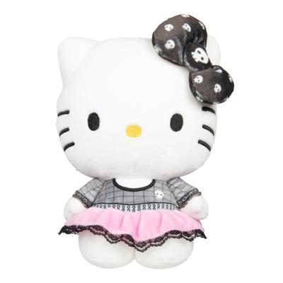 Hello Kitty and Friends Series 2, Hello Kitty Pink Punks Plush - Officially Licensed Sanrio Product from Jazwares - Walmart.com