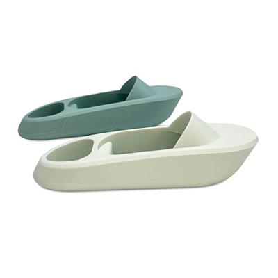Cherub Baby Silicone Bath Toy Boats Oyster Sage