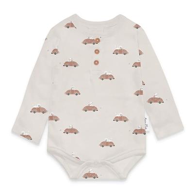 Aster & Oak Classic Car Henley Onesie