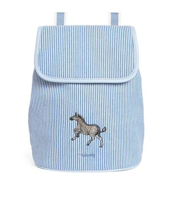 Harrods Blue Embroidered Backpack | Harrods UK