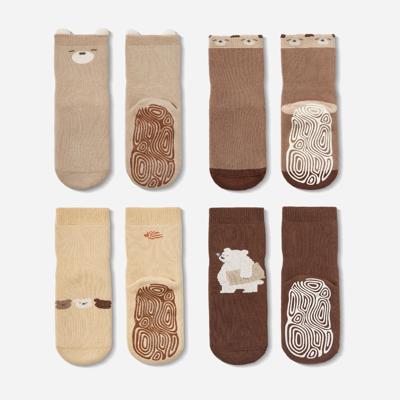 Where Is Bear’s Sleeping Cap - Extra Warm - 4 Pairs of Stay-On Baby & Toddler Non Slip
 – LittleYogaSocks