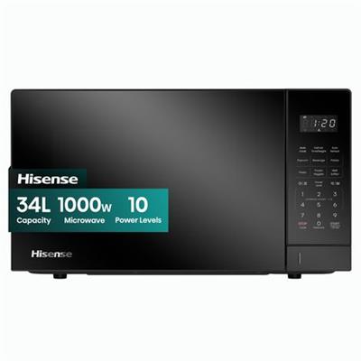 Hisense 34L 1000W Electronic Microwave Oven - Black | Shop Today. Get it Tomorrow! | takealot.com