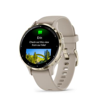 Garmin Venu 3S: Soft Gold Stainless Steel Bezel French Grey Case and Silicone Band | Shop Today. Get it Tomorrow! | takealot.com