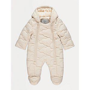 Cream Cloud Hooded Snowsuit | Baby | George at ASDA