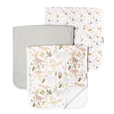 3 Pack Premium Burp Cloths - Rex – Copper Pearl