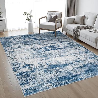 Amazon.com: 5x7 Area Rug Living Room Rug: Washable Modern Abstract Soft Thin Rug Indoor Floor No Slip Stain Resistant Carpet for Bedroom Dining Room F