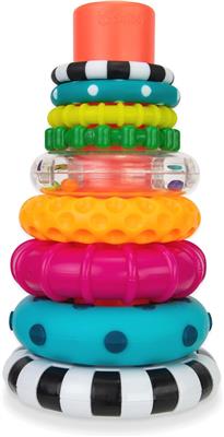 Amazon.com : Sassy Stacks of Circles Stacking Ring STEM Learning Toy, Age 6  Months, Multi, 9 Piece Set : Toys & Games