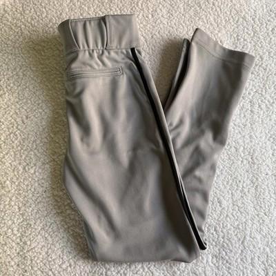 CHAMPRO Youth Medium Size 10/12 Gray Black Piping Baseball Pants | eBay