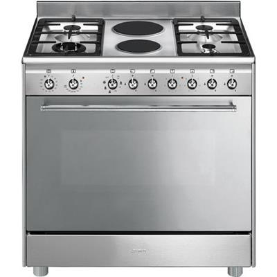 Smeg 90cm Classica Aesthetic Cooker 4x Gas 2x Electric burner Stainless Steel | Shop Today. Get it Tomorrow! | takealot.com