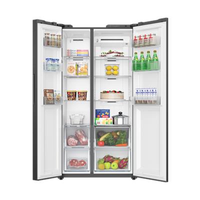Haier 514L Side by Side Fridge Freezer Silver Frost-Free A+ HRF-668VNFMBL | Shop Today. Get it Tomorrow! | takealot.com