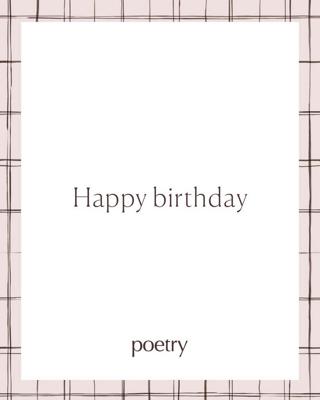 Gift Card - Happy Birthday - Poetry Clothing Store
