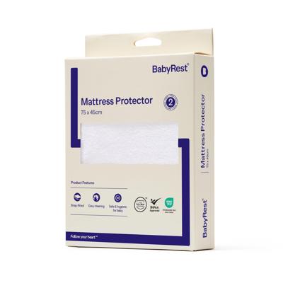 Babyrest Waterproof Bassinet Mattress Protector 2 Pack | Baby Bunting AU