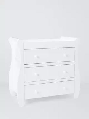 John Lewis Noa Changing Table Dresser, FSC-Certified (Pine Wood, MDF & Plywood), White