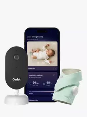 Owlet Dream Duo Sock & Dream Sight Baby Monitor, Mint