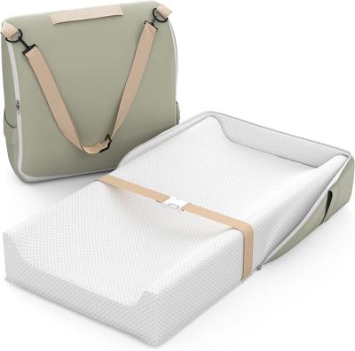Sofoliana Baby Changing Pad, Portable Changing Pad with Waterproof Lining, Converts to Backpack for Easy Travel, Leather Surface and Cotton Changing T