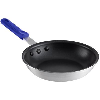 Choice 8 Aluminum Non-Stick Fry Pan with Blue Silicone Handle