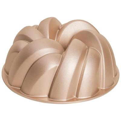 NutriChef Extra Thick Cast Aluminum Cascade Fluted Cake Pan Baking Pan, 2 Layers Non-stick Coating For Easy Release, Baking Supplies : Target