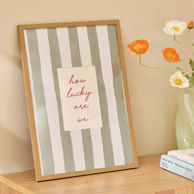 Buy Argos Home Oversized Stripe Green Wooden Picture Frame - 5x7 | Picture frames | Argos