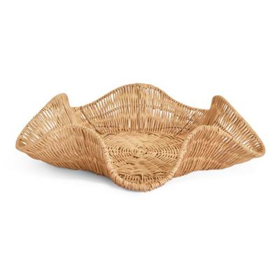 Buy Habitat Rattan Wave Tray - Natural | Ornaments | Argos