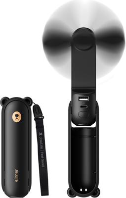 Amazon.com: JISULIFE 3 IN 1 Portable Fan with Power Bank & Flashlight Featured | 19H Max Cooling, USB Rechargeable, Pocket-Sized Handheld Fan for Trav