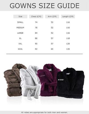 Personalised Mrs White Fleece Gown | Gifts | NetFlorist