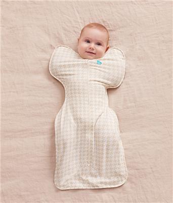 Swaddle Up™ 1.0 TOG Cotton Tan Houndstooth – Love to Dream AU