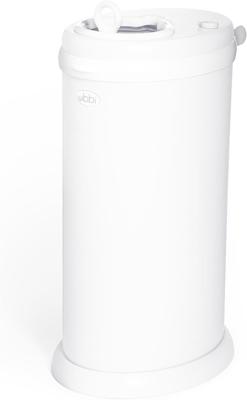 Amazon.com: Ubbi Stainless Steel Diaper Pail, No Special Bags, Odor-Locking, White | Award-Winning Registry Must-Have, Childproof Safety Lid with Lock