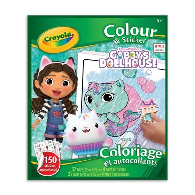 Crayola Colour & Sticker Book, Gabbys Dollhouse - Walmart.ca