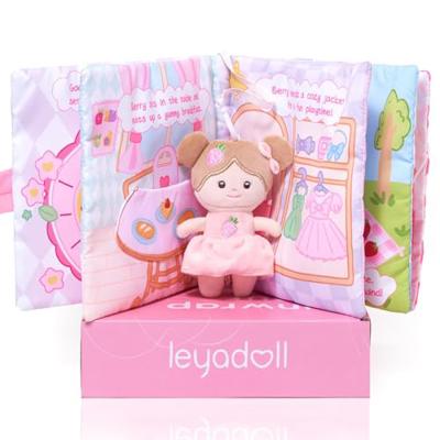 LeyaDoll Interactive Sensory Soft Cloth Book, Educational Crinkle Quiet Activity Busy Book for Babies,Toddler Travel Toy Gift for 1-3 Year Old Boys an
