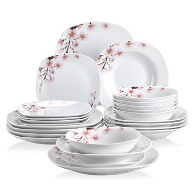 MALACASA Annie 24 Piece Dinnerware Set, Service for 6 & Reviews - Wayfair Canada