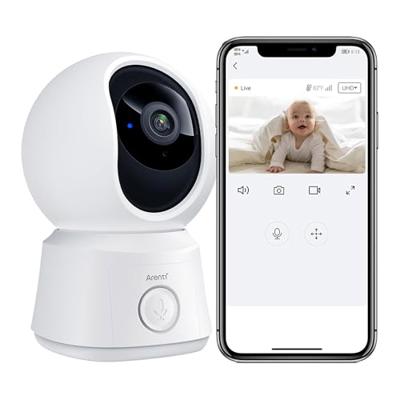 ARENTI 360° Baby Camera, 2.4G WiFi w/App,1-Click Call, Support SD Card(B2)