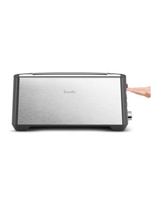 Breville The Bit More Plus 4 Slice Toaster Brushed Stainless Steel BTA440BSS | MYER