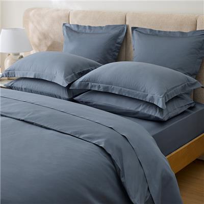 600TC Bamboo Cotton Blue Slate Pillowcases | Adairs