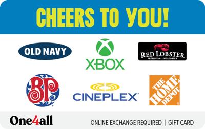 Shop Cheers to You eGift Card from One4all (EN Version) at GiftCards.ca