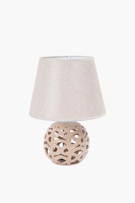 Cut Out Ceramic Lamp Set, E14