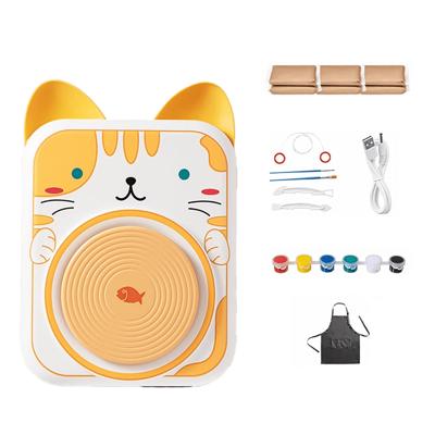 Kids Pottery Wheel - Clay Sculpting Tools and Painting Kit, DIY Kit for Beginners, 6 Pack Modeling Clay, Crafts Kit - Walmart.ca