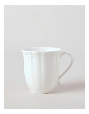 Heritage Bella Scalloped Mug in White | MYER