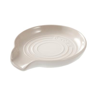 Baccarat Le Connoisseur Round Spoon Rest Cream - Baccarat