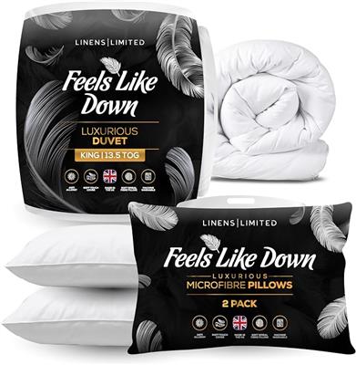 King Duvet 13.5 Tog and 2 Pillows